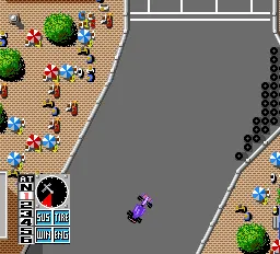 F1 Circus gameplay screenshot on TurboGrafx-16