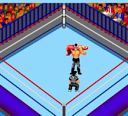 Fire Pro Wrestling Combination Tag gameplay screenshot on TurboGrafx-16
