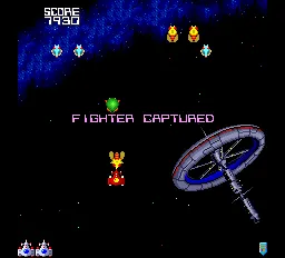 Galaga '88 gameplay screenshot on TurboGrafx-16