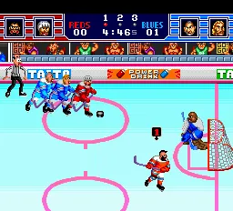 Hit the Ice: VHL: The Official Video Hockey League gameplay screenshot on TurboGrafx-16