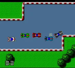Moto Roader gameplay screenshot on TurboGrafx-16