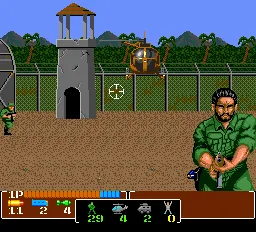 Operation Wolf gameplay screenshot on TurboGrafx-16