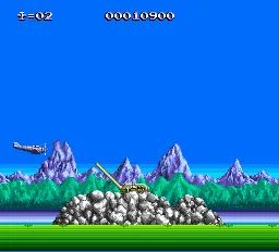 P-47 gameplay screenshot on TurboGrafx-16