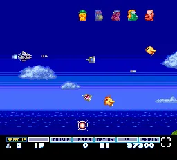 Parodius! From Myth to Laughter gameplay screenshot on TurboGrafx-16