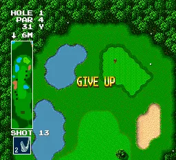Power Golf gameplay screenshot on TurboGrafx-16