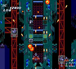 Soldier Blade gameplay screenshot on TurboGrafx-16