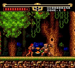 The Legendary Axe gameplay screenshot on TurboGrafx-16