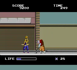 The Ninja Warriors gameplay screenshot on TurboGrafx-16