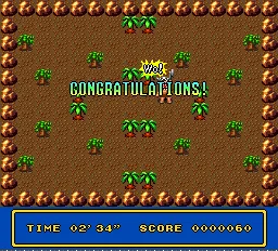 Tricky Kick gameplay screenshot on TurboGrafx-16