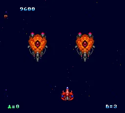 Truxton gameplay screenshot on TurboGrafx-16