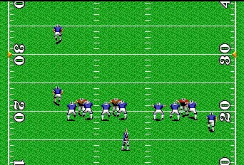 TV Sports Football gameplay screenshot on TurboGrafx-16