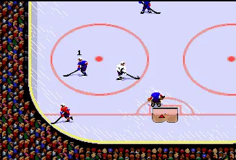 TV Sports Hockey gameplay screenshot on TurboGrafx-16
