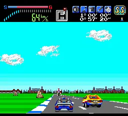 Victory Run gameplay screenshot on TurboGrafx-16