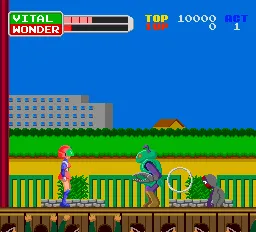 Wonder Momo gameplay screenshot on TurboGrafx-16