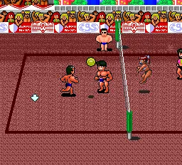 World Beach Volley gameplay screenshot on TurboGrafx-16