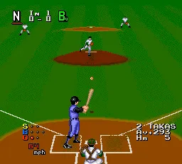 World Class Baseball gameplay screenshot on TurboGrafx-16
