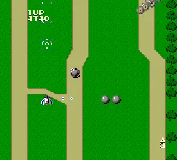 Xevious: Fardraut Saga gameplay screenshot on TurboGrafx-16