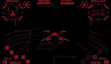 Red Alarm gameplay screenshot on Virtual Boy