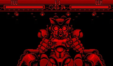 Teleroboxer gameplay screenshot on Virtual Boy