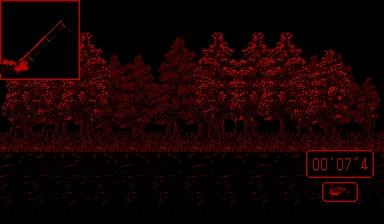 Virtual Fishing gameplay screenshot on Virtual Boy