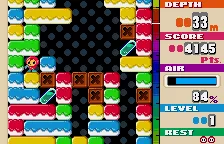Mr. Driller gameplay screenshot on WSC