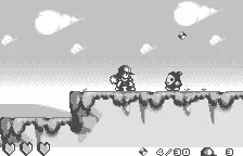 Kaze no Klonoa: Moonlight Museum gameplay screenshot on WonderSwan