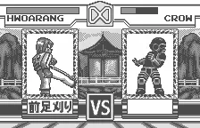 Tekken Card Challenge gameplay screenshot on WonderSwan